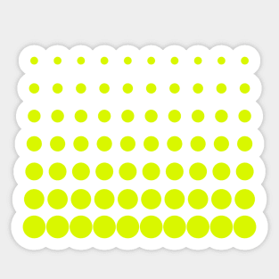 Chartreuse Yellow Green Polka Dots Cute Social Distancing Mask Face Mask Sticker